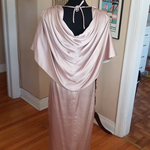 VTG Lillie Rubin Goddess Disco Silk Maxi Dress😍 - Picture 7 of 8